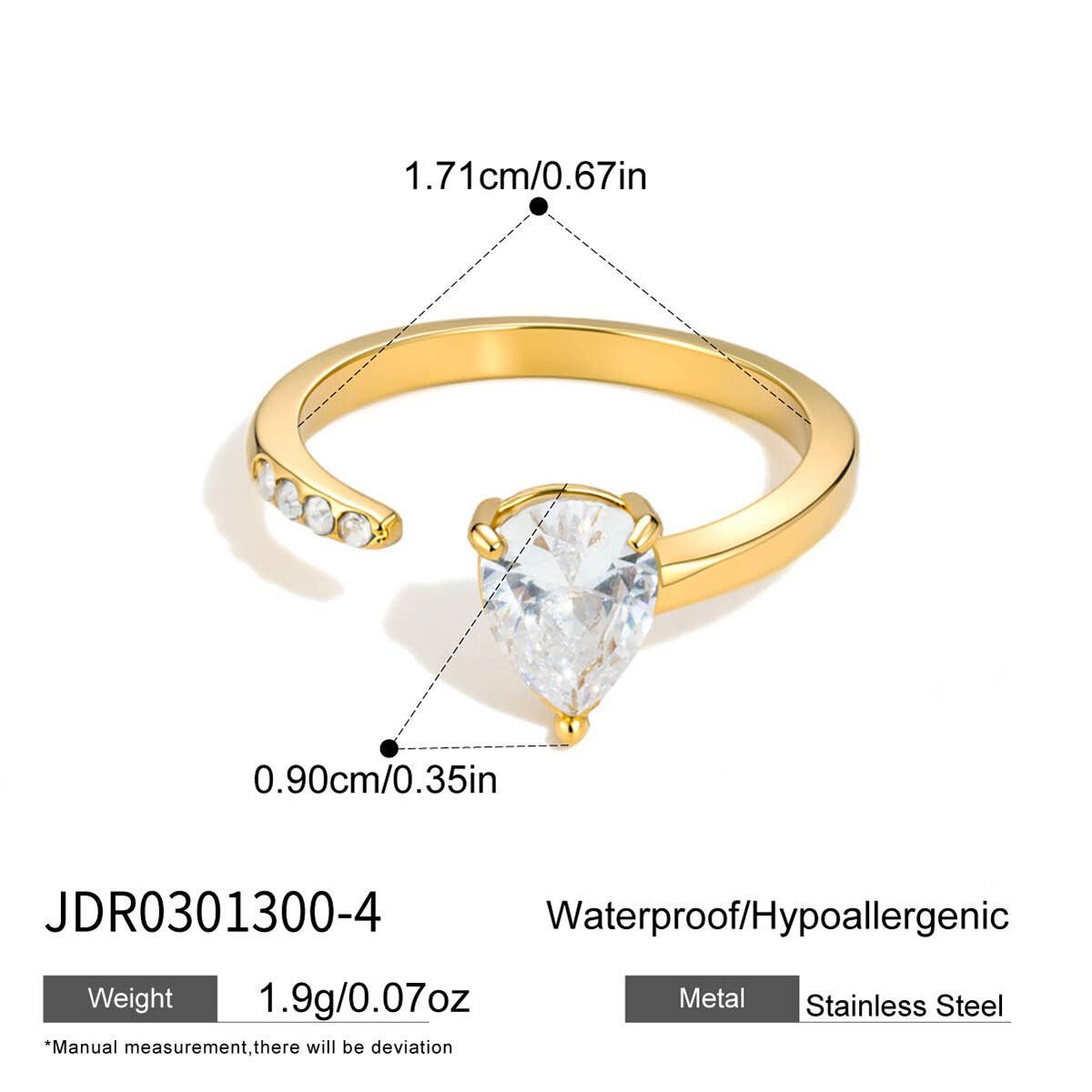 Anello FRZ "Goccia di Luce"