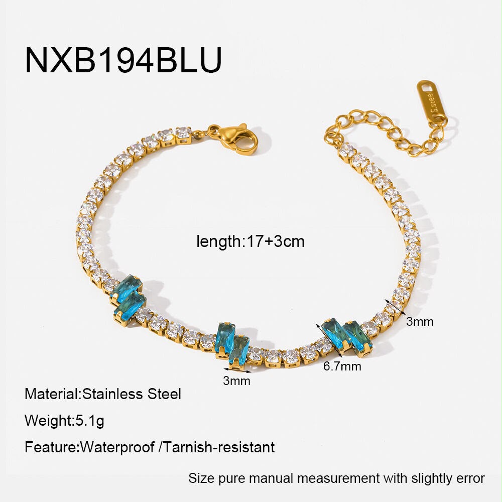Bracciale Tennis FRZ "Oceano"