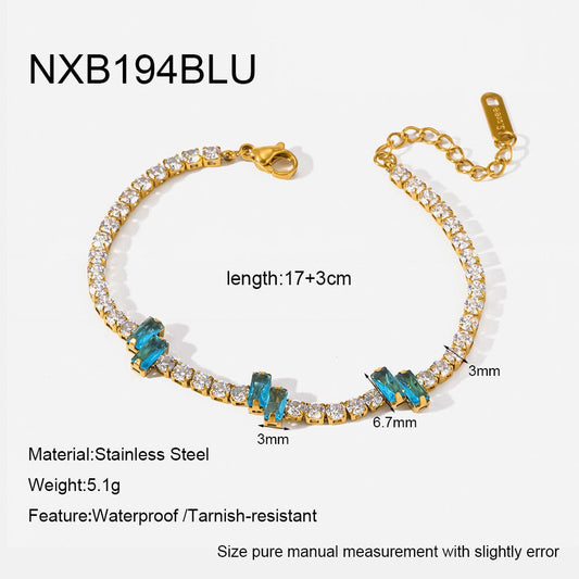 Bracciale Tennis FRZ "Oceano"